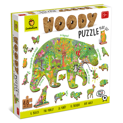 Ludattica Wooddy Puzzle- bosco